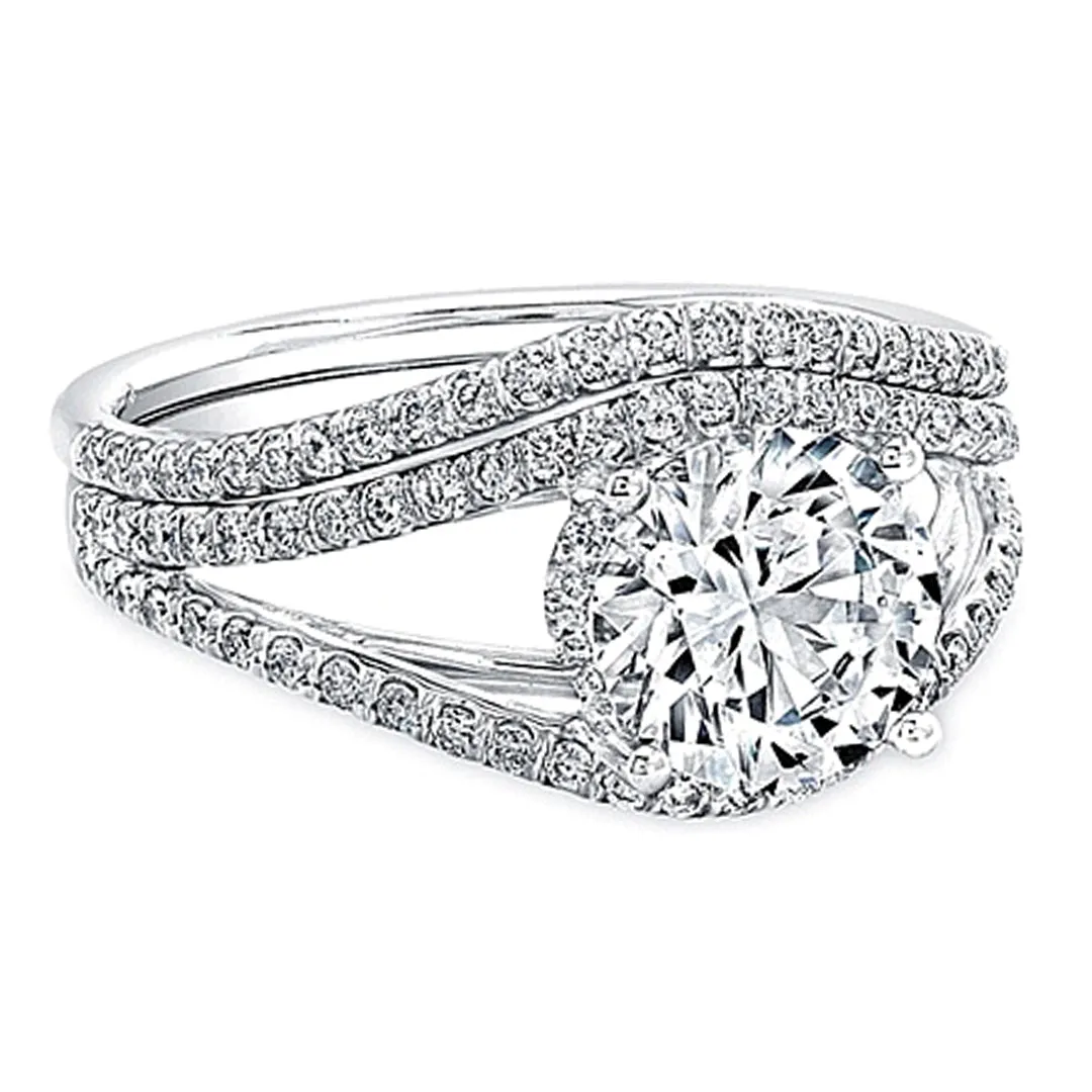 Open Pave Diamond Setting
