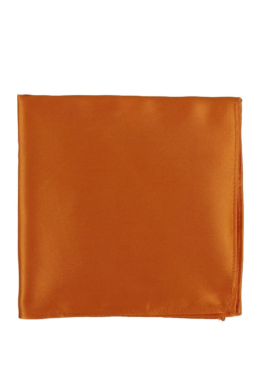 Orange Eternity Pocket Square