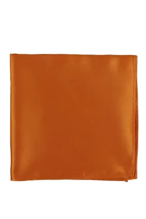 Orange Eternity Pocket Square