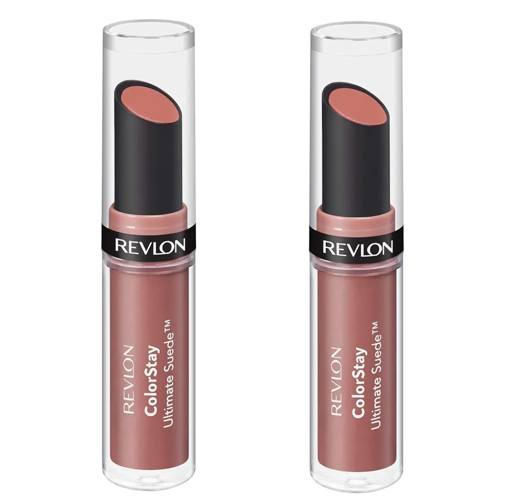 Pack of 2 Revlon Colorstay Ultimate Suede Lipstick, Influencer 099