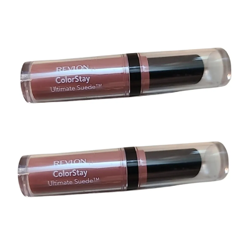 Pack of 2 Revlon Colorstay Ultimate Suede Lipstick, Influencer 099