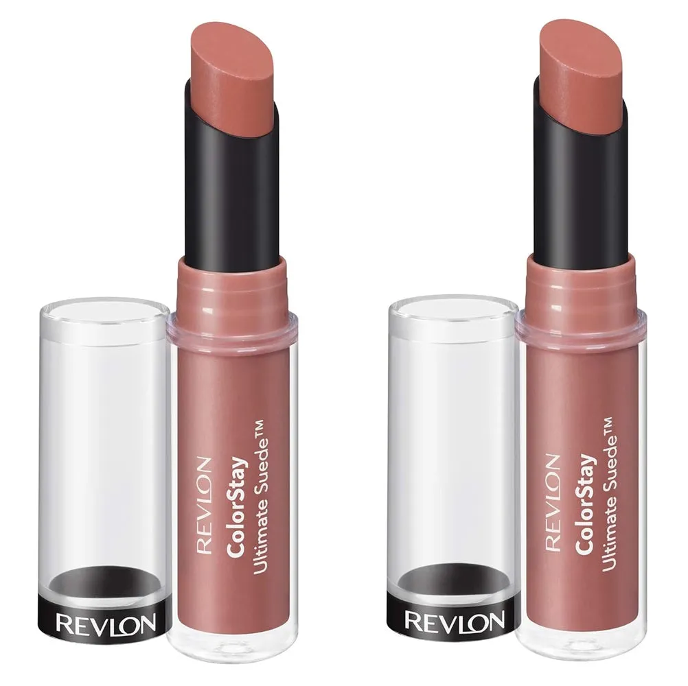 Pack of 2 Revlon Colorstay Ultimate Suede Lipstick, Influencer 099