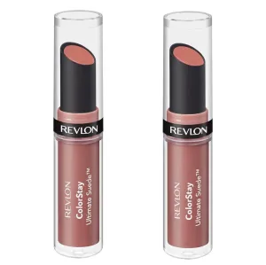 Pack of 2 Revlon Colorstay Ultimate Suede Lipstick, Influencer 099