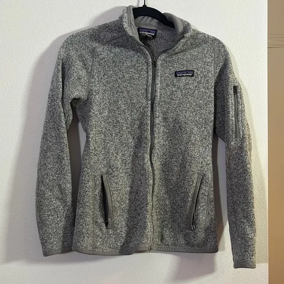 Patagonia Women's Gray Better Sweater Full Zip Fleece Jacket XS