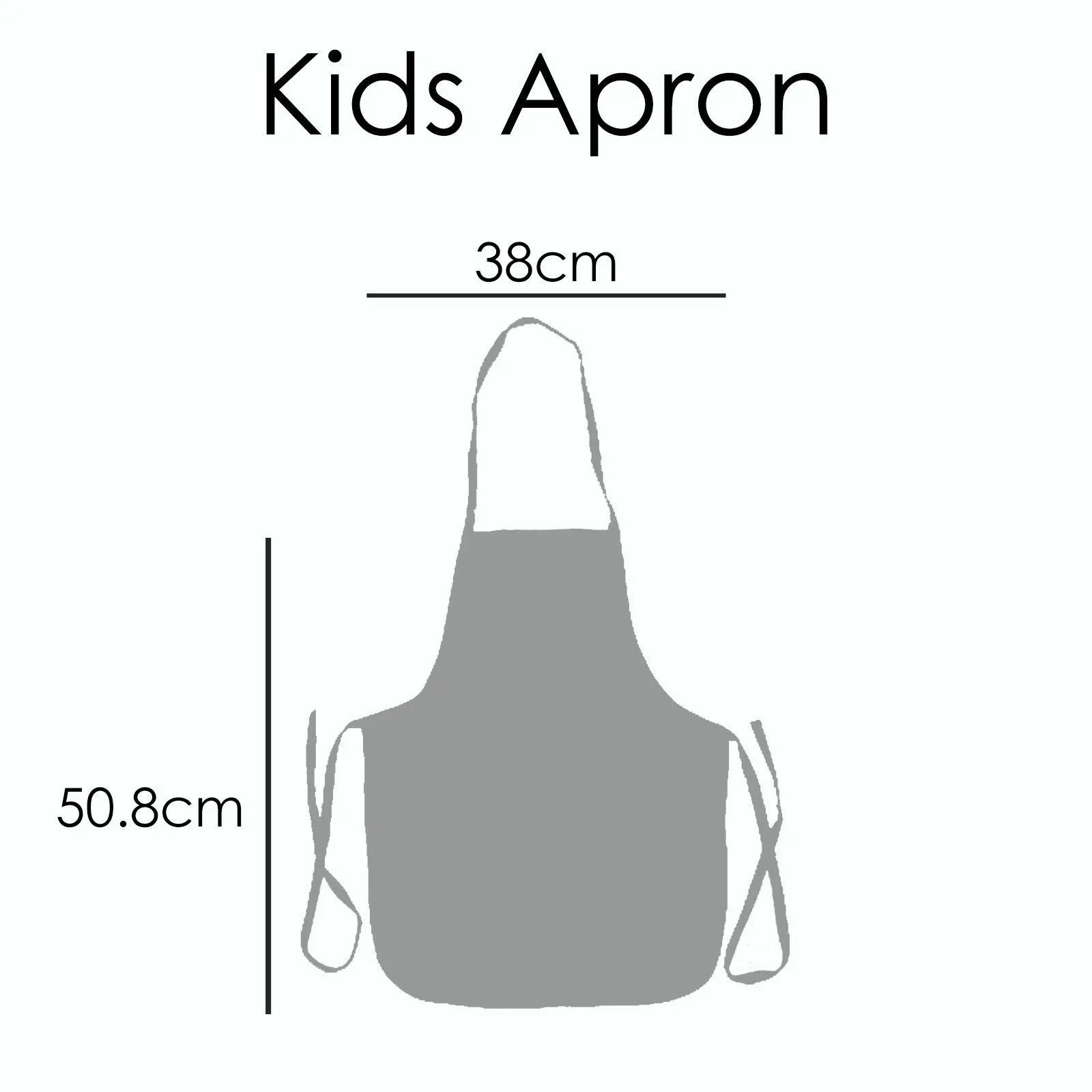 Personalised Canvas Apron with Stylish Text and Pink Love Landscape Print