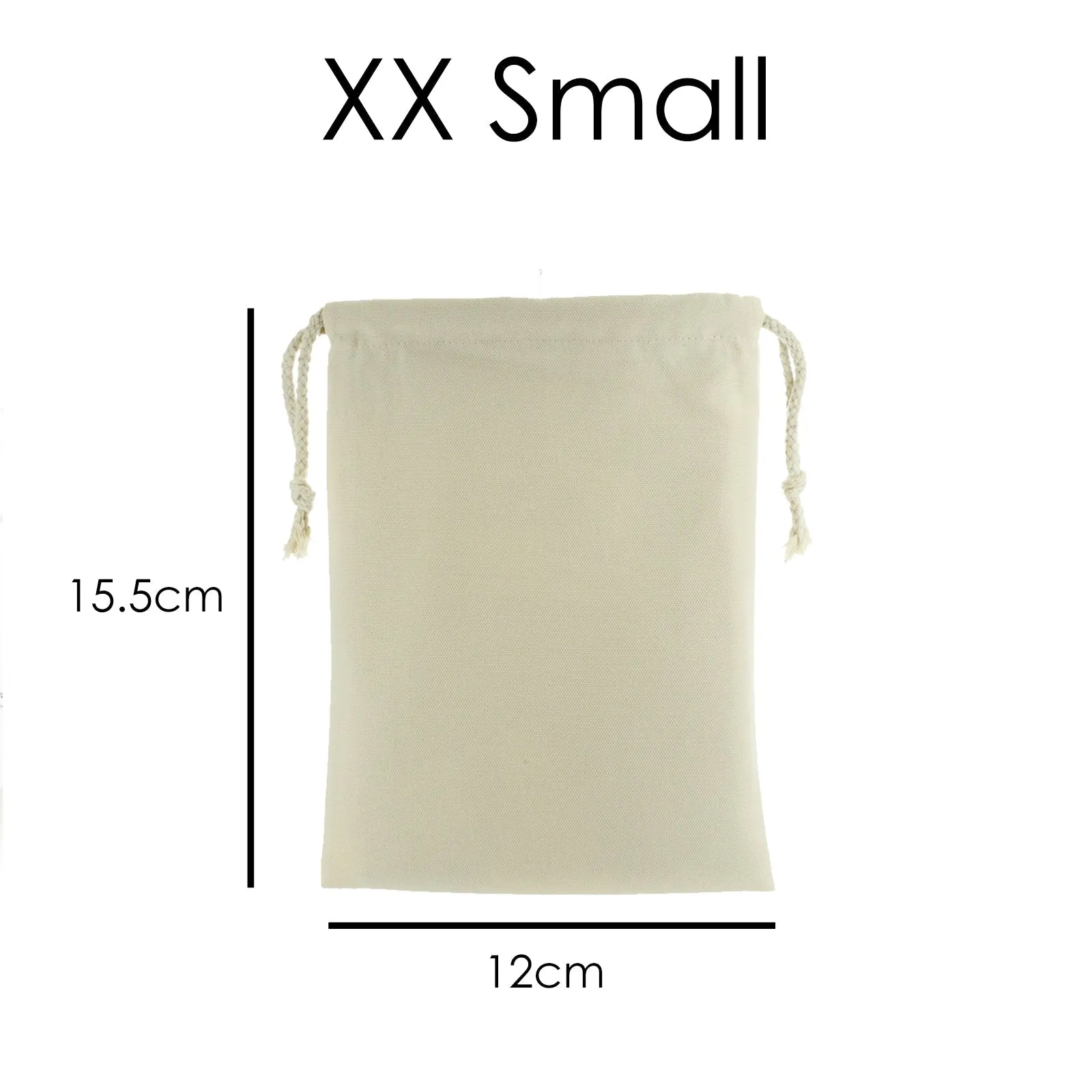 Personalised Canvas Sack with Stylish Text and Arrow Love Hearts Print