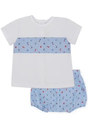 "Dylan" Blue Nautical T-Shirt & Jam Pants