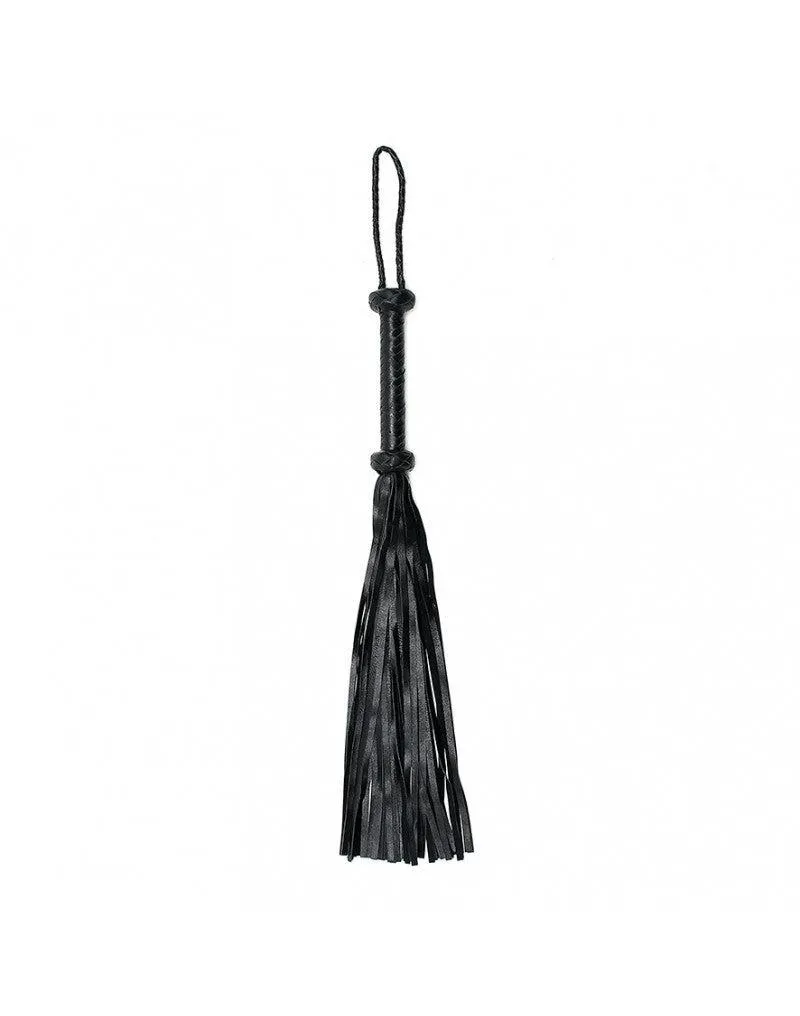 Rimba - Gevlochten Zweep - Flogger - Zwart