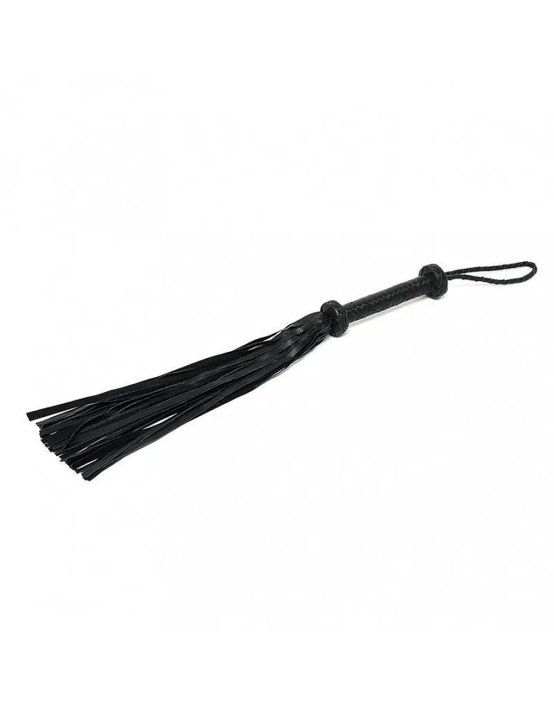 Rimba - Gevlochten Zweep - Flogger - Zwart