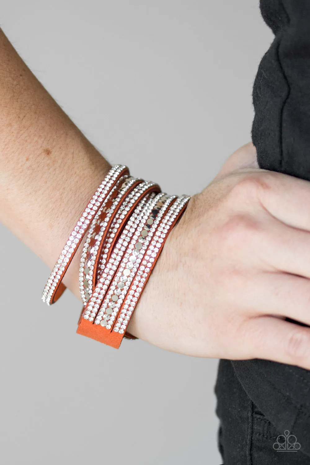 Rock Star Attitude - Orange Bracelet