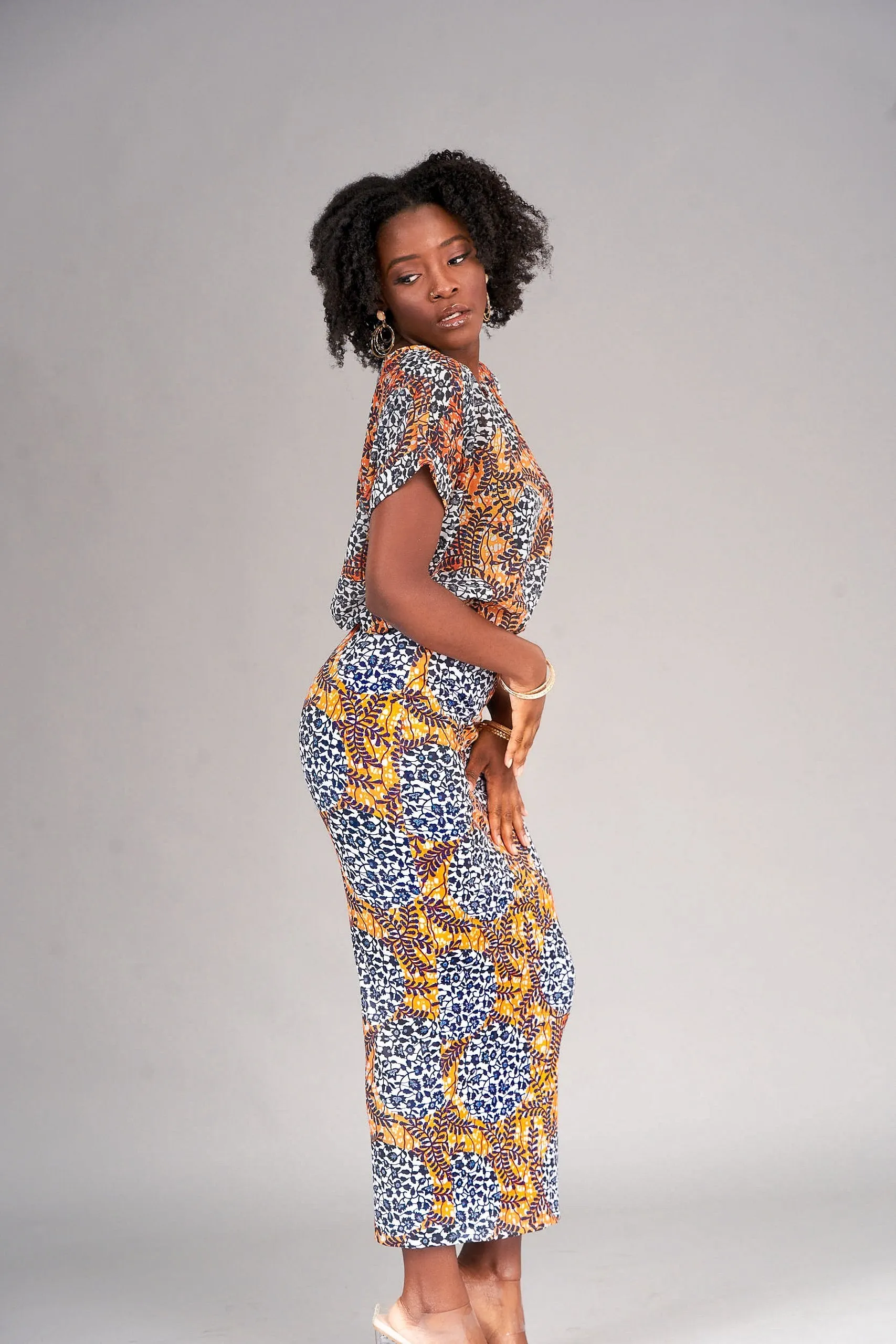 Ruki Midi Bodycon Skirt