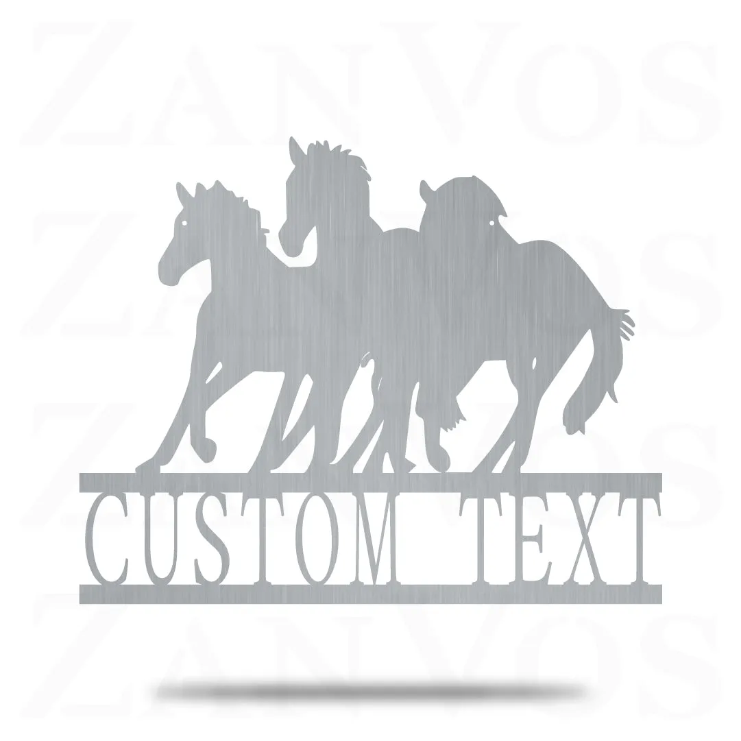 Running Horse Monogram