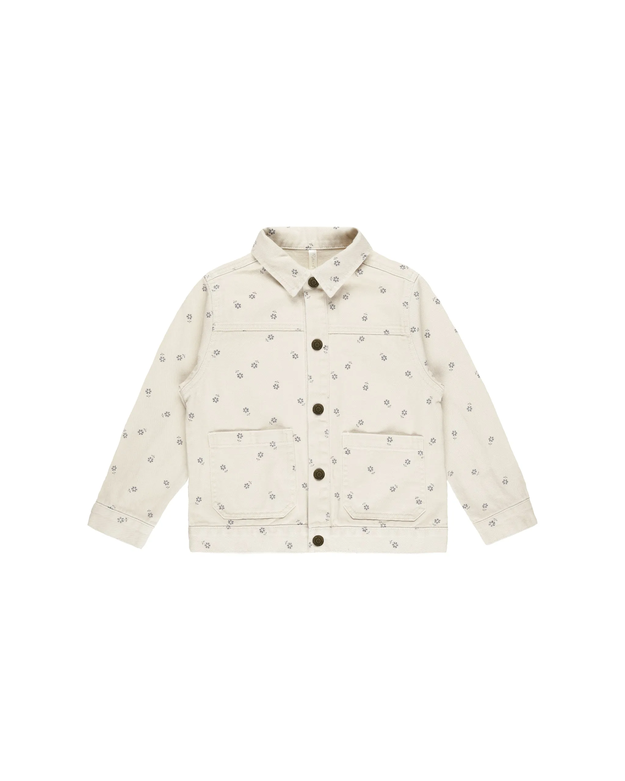 RYLEE & CRU- Blue Daisy Denim Chore Coat