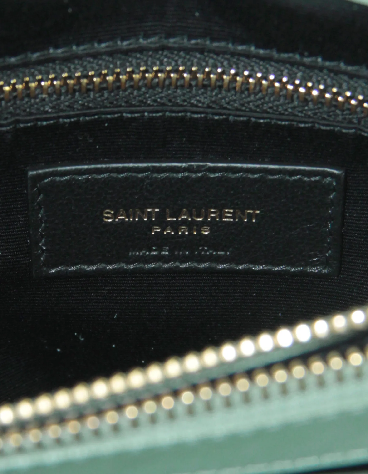 Saint Laurent Vert Opaline Suede Y Medium Loulou Chain Shoulder Bag