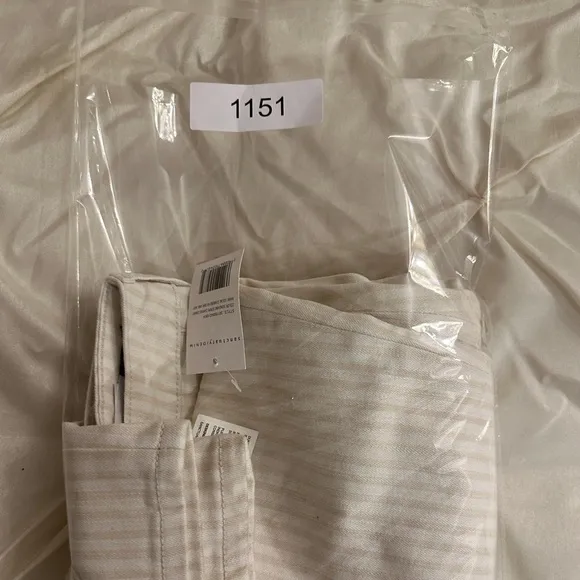 Sanctuary Denim  Cream Striped Pants