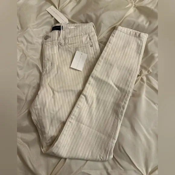 Sanctuary Denim  Cream Striped Pants