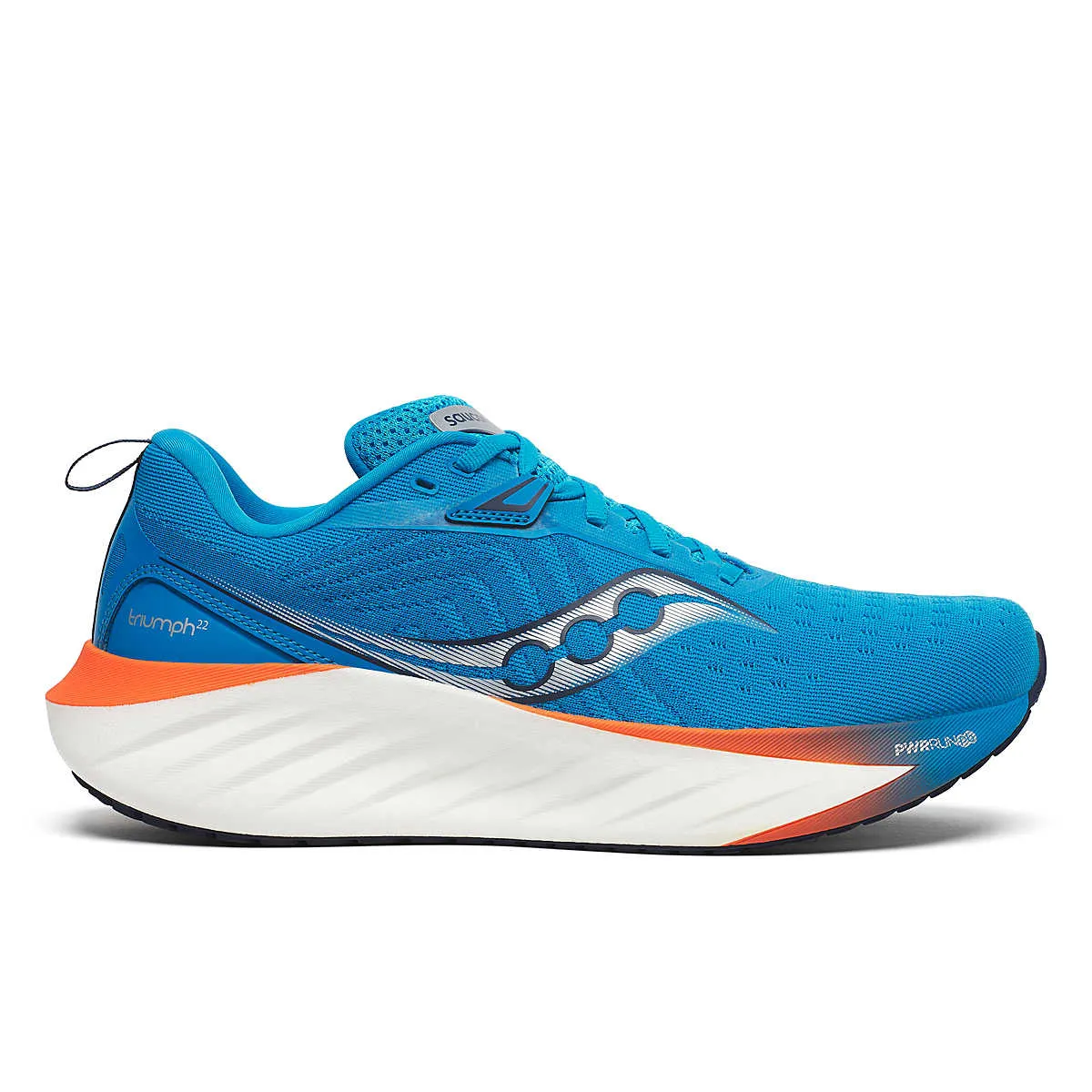 Saucony Men's Triumph 22 Wide in Viziblue/Pepper