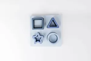 Silicone Shape Puzzle-Navy