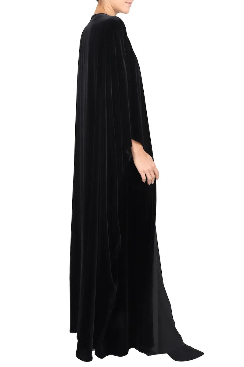 Silk Velour Cape Cover Up