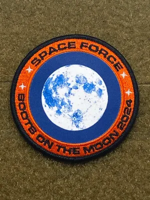 Space Force Moon Mission 2024 Uniform Morale Patch