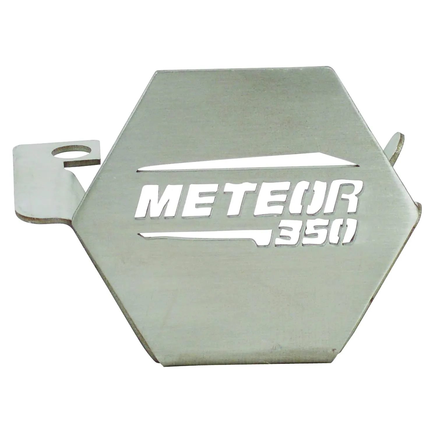Stainless Steel Stylish Rear  Brake Oil Container Guard for Royal Enfield Meteor 350 Model