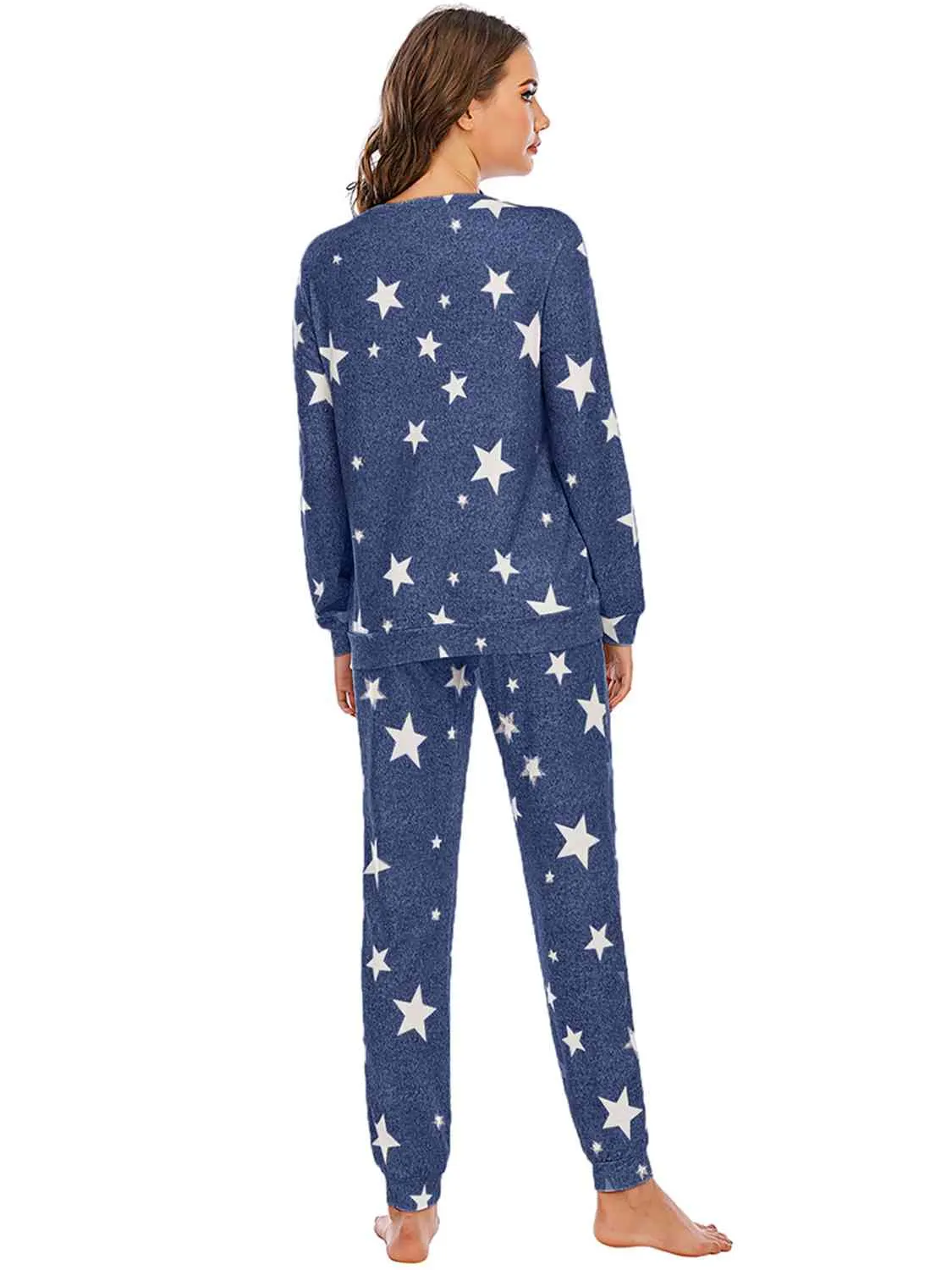 Star Top and Pants Lounge Set (4 Colors)