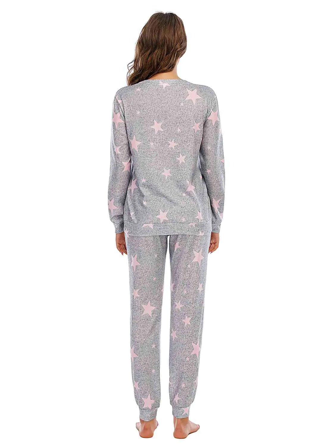 Star Top and Pants Lounge Set (4 Colors)