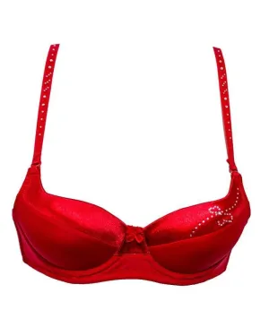 Stylish SH631 Diamond Bra- Single Padded,Under Wired Bra - By Sister Hood