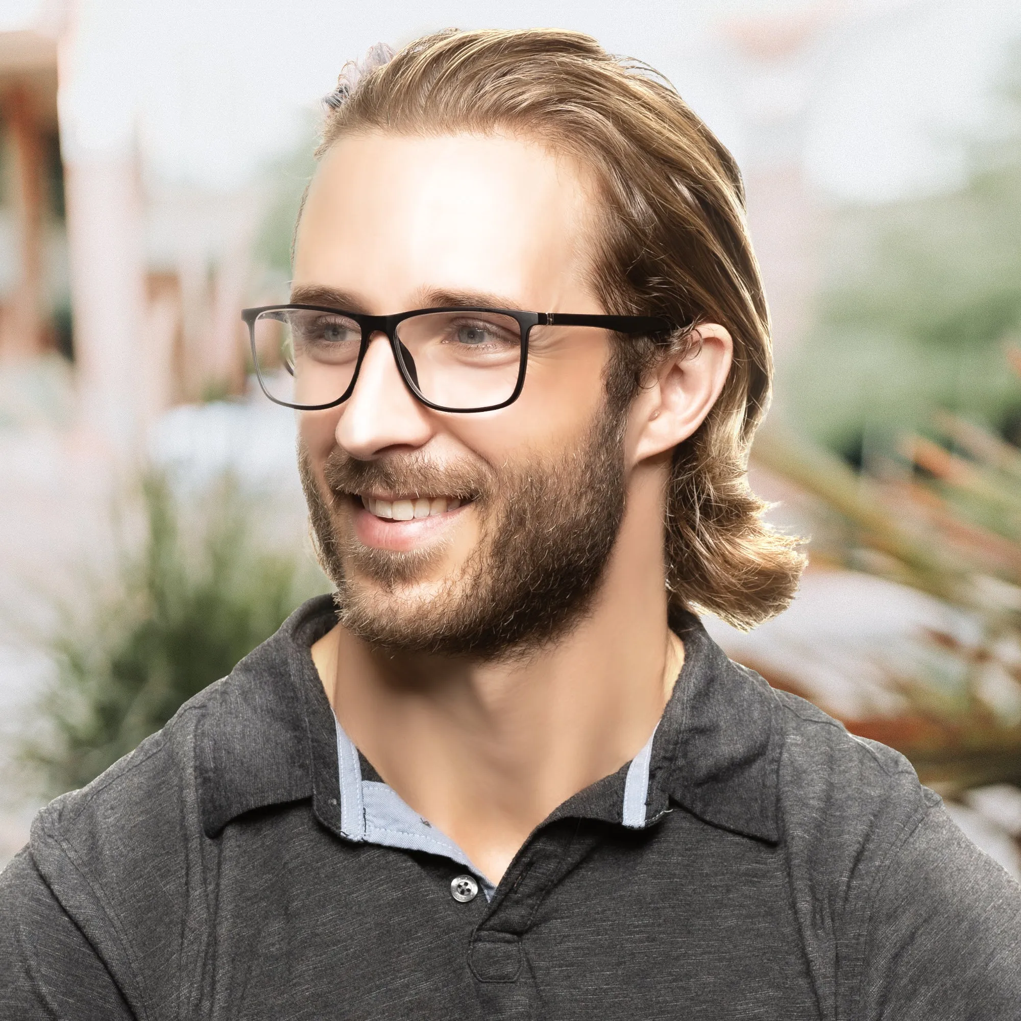Stylish Wide Frame Reading Glasses for Men | R-775