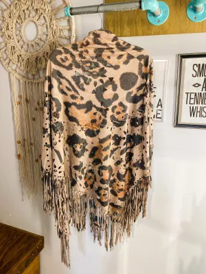 Suede & Fringe - Brown PRINT