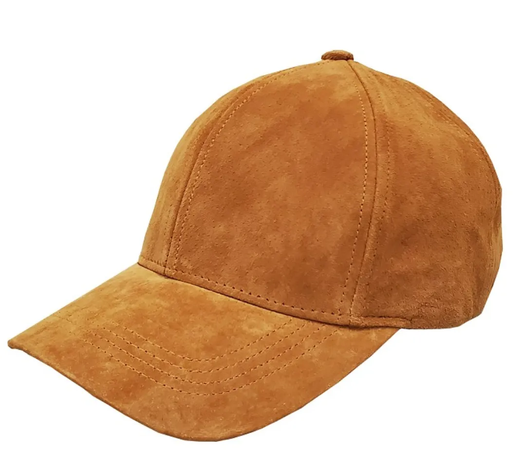 suede ball cap