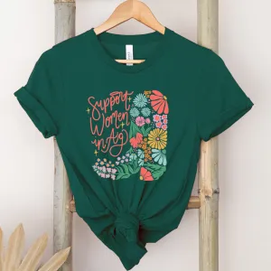 Support Women In Ag Bloom Boot – Bella Canvas T-Shirt