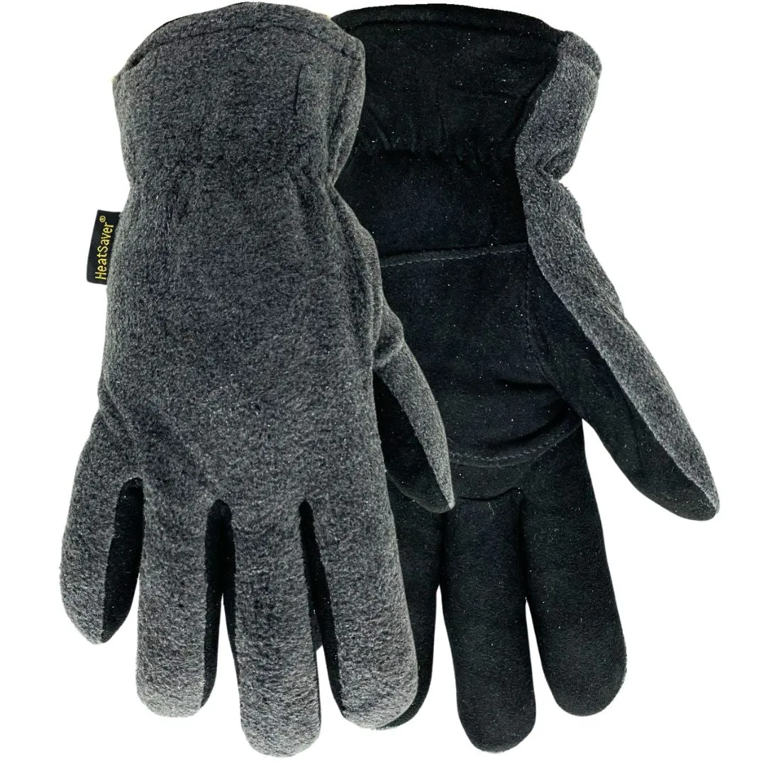 T150 HEATSAVER LINED SPLIT DEERSKIN SKI GLOVE - PAIR