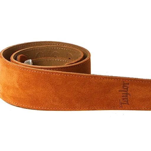 Taylor Embroidered Suede 2.5Inch Guitar Strap, Honey