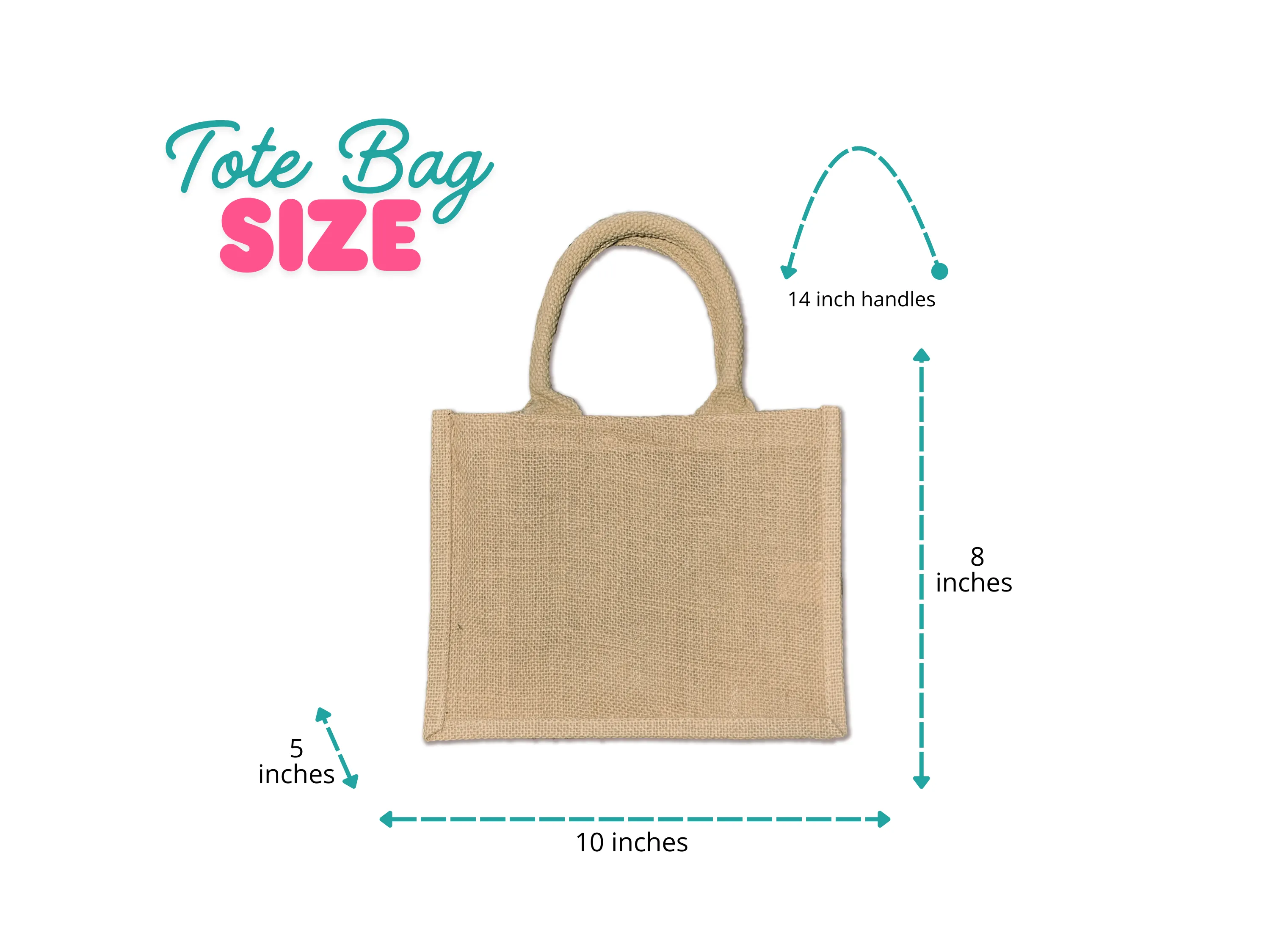 Theta Phi Alpha Heart and Sorority Letters Burlap Tote Bag