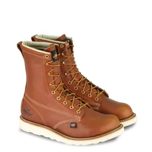 Thorogood 814-4364 Men's American Heritage 8" Plain Toe Wedge Non-Safety Toe Work Boot