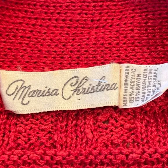 Three piece Marisa Christina Pink Knit Skirt Set with A-Line Silhouette, M, EUC