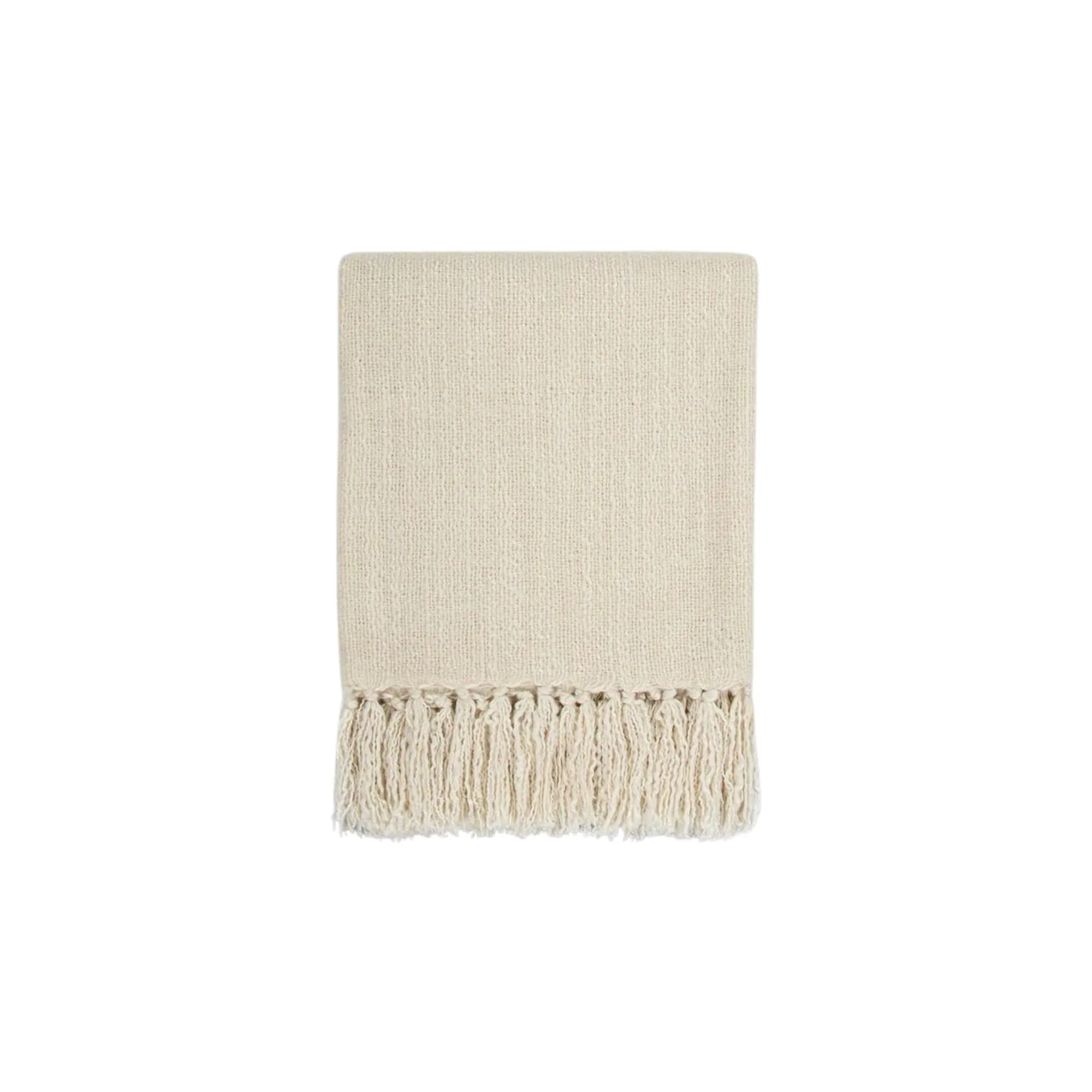 Throw - Richmond - Wool/Acrylic - Ecru