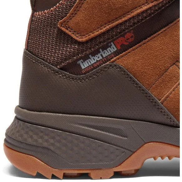 Timberland Pro Men's Switchback LT Steel Toe Work Boot- Brown- TB1A2MTA214