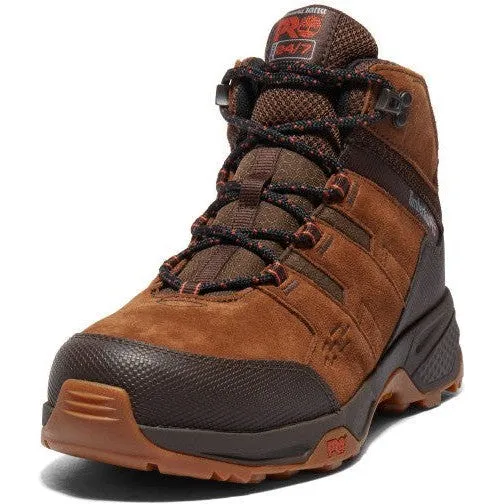 Timberland Pro Men's Switchback LT Steel Toe Work Boot- Brown- TB1A2MTA214