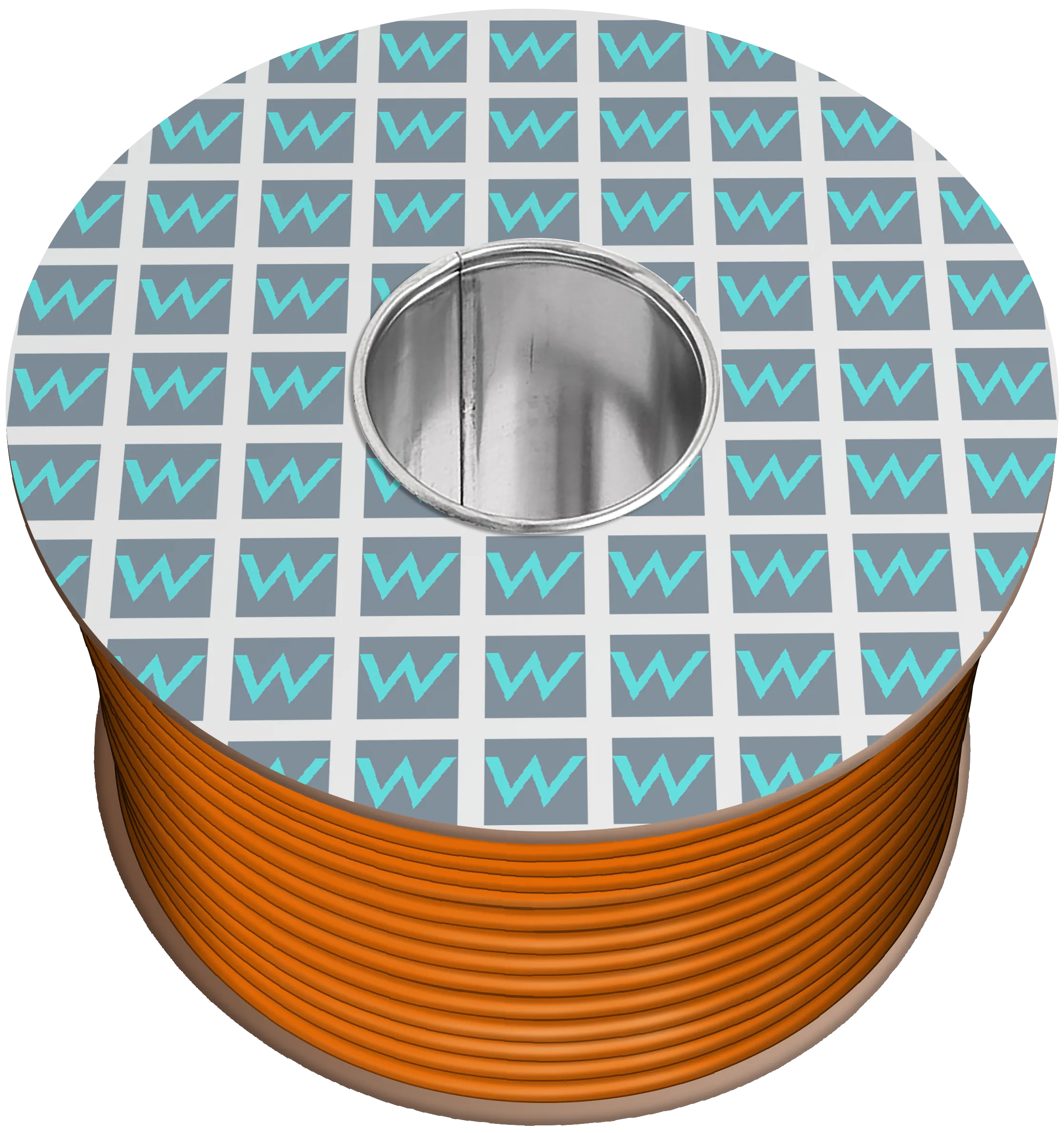 Time 3183Y 3 Core Round Flexible 1.5mm Orange Cable - 50M