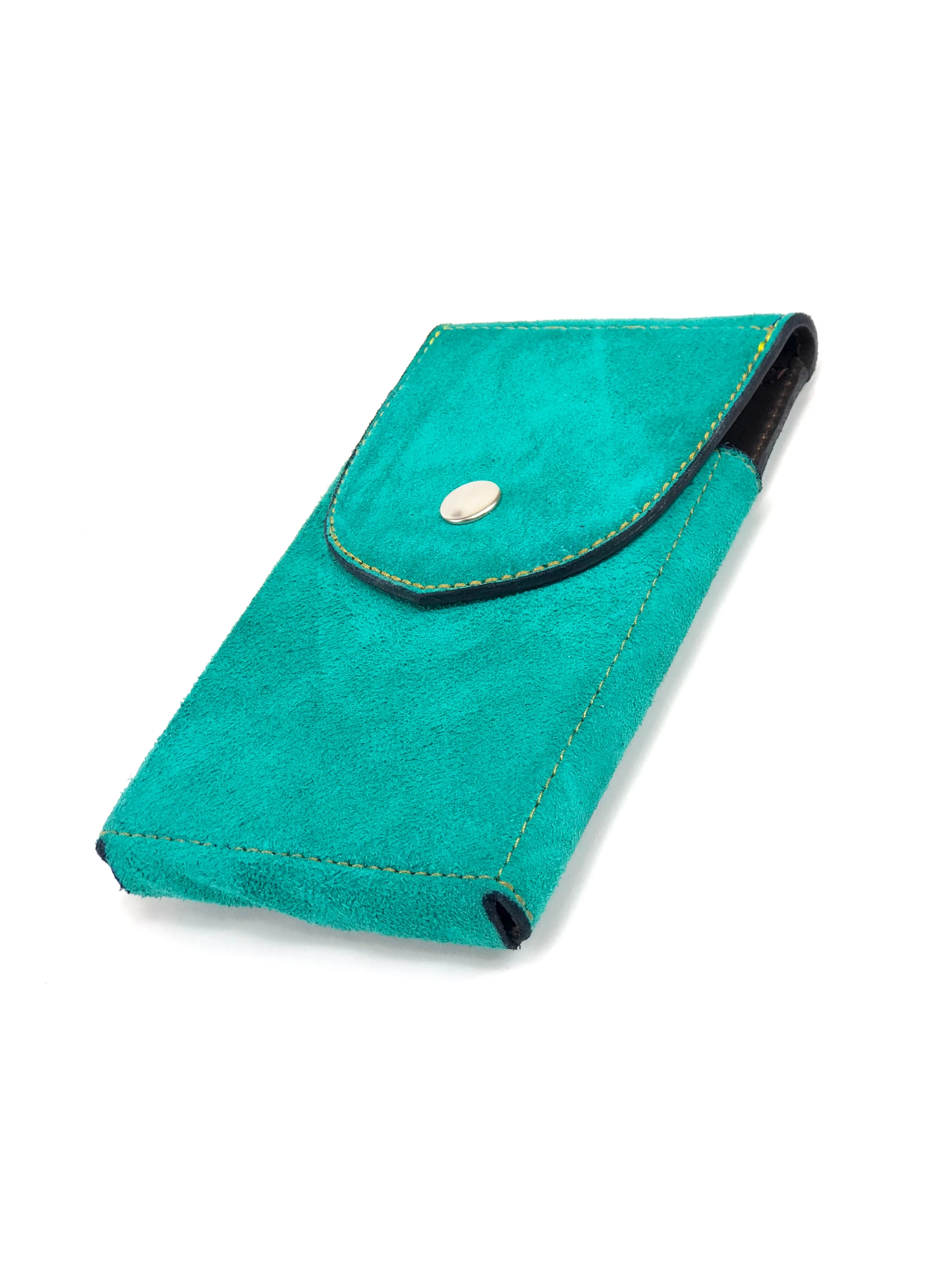 Turquoise Suede Phone Case