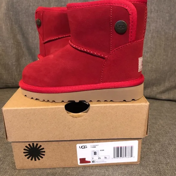 UGG Kids’ Dark Cherry Jona Boot Size 8