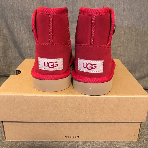 UGG Kids’ Dark Cherry Jona Boot Size 8