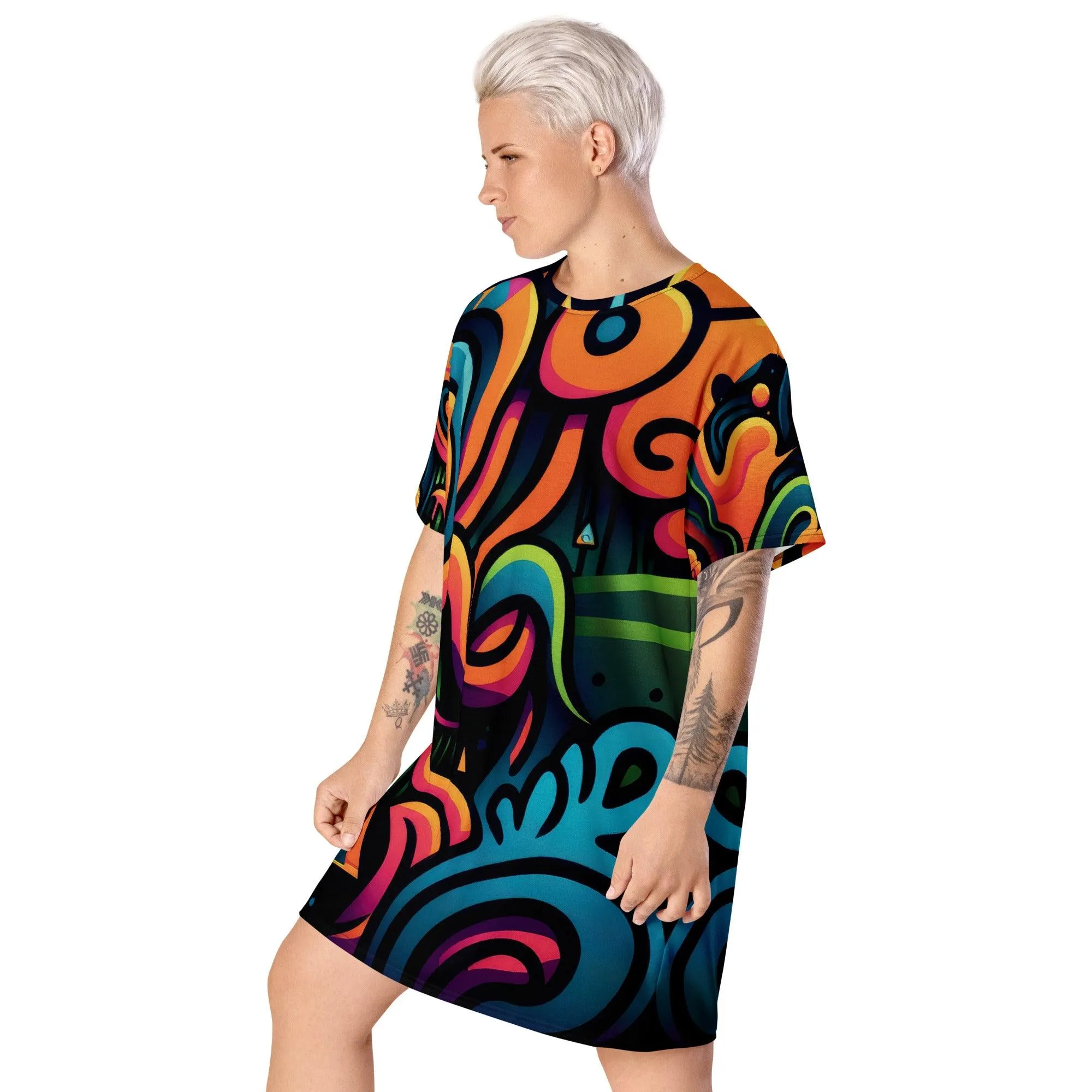 Ultimate Playful T-Shirt Dress for Festivals & Parties