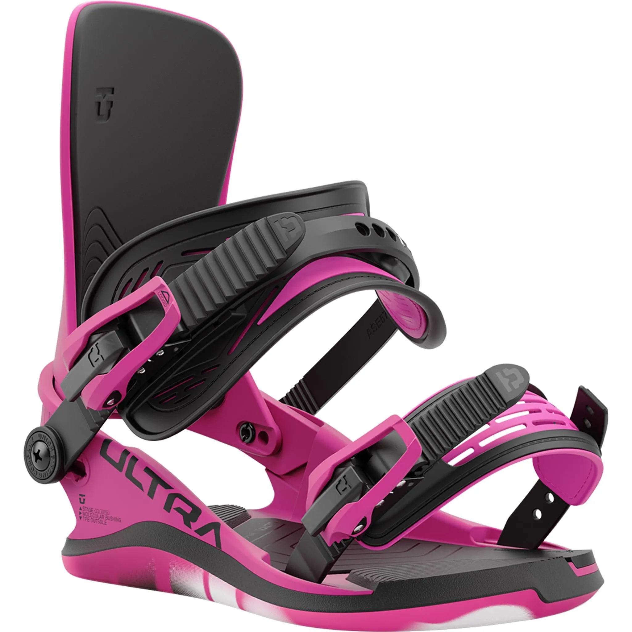 Union Ultra Womens Snowboard Binding Hot Pink 2025