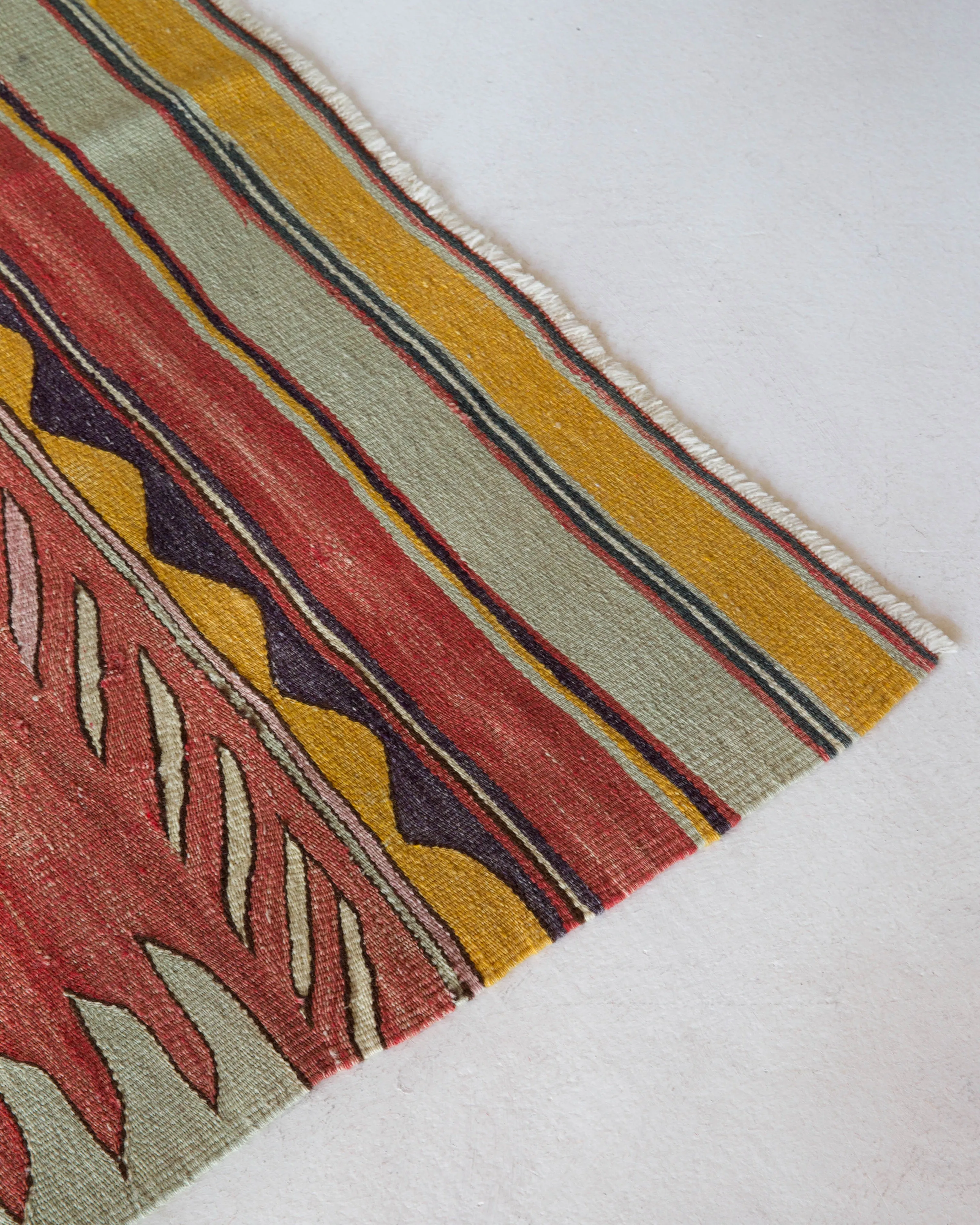 Vintage Bodrum Turnali Kilim Rug 4'4"x8'