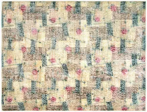 Vintage Turkish Mid-Century-Modern Rug - 4'11" x 6'5"