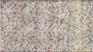 Vintage Turkish Mid-Century-Modern Rug - 5'6" x 9'10"