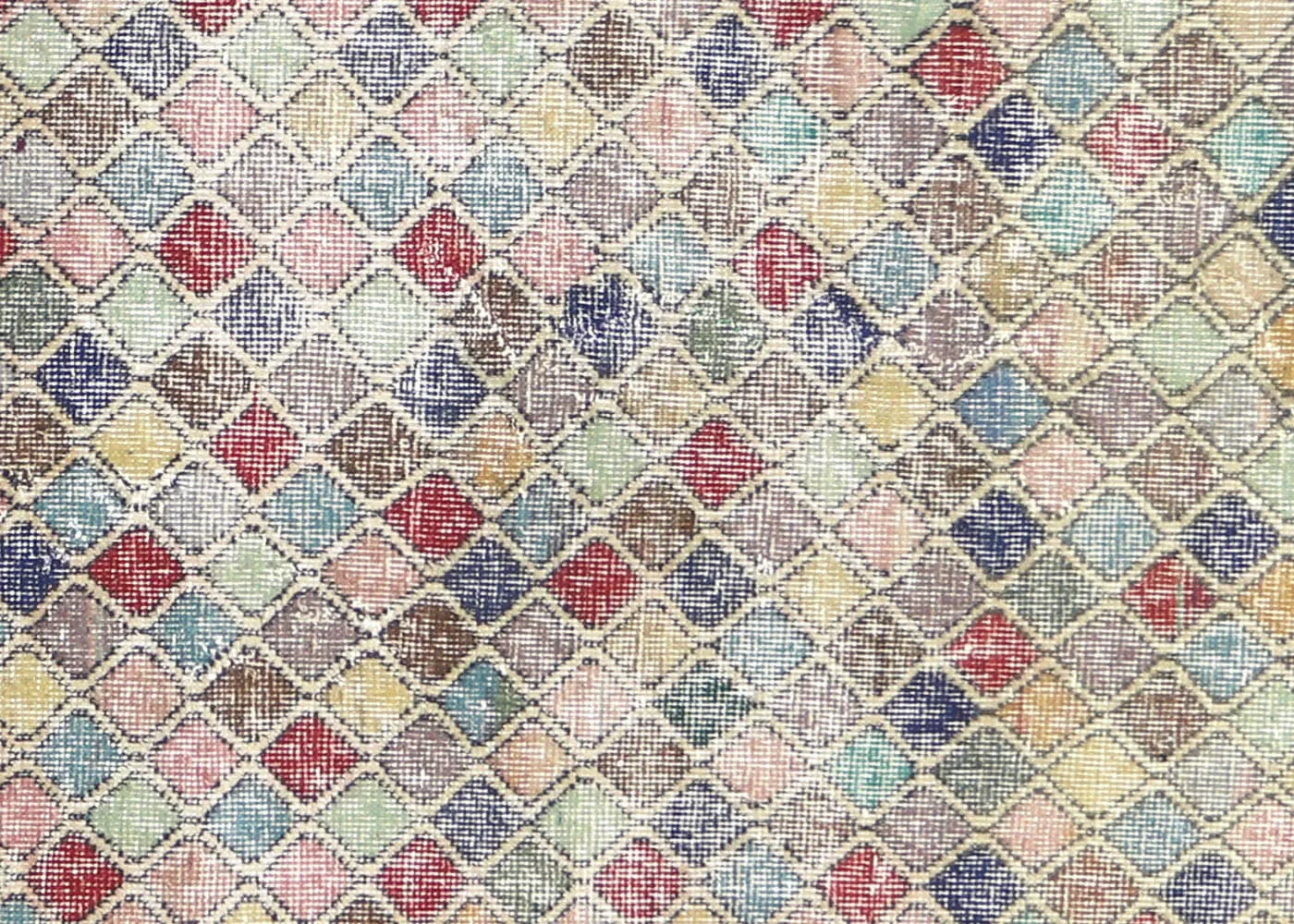 Vintage Turkish Mid-Century-Modern Rug - 5'6" x 9'10"